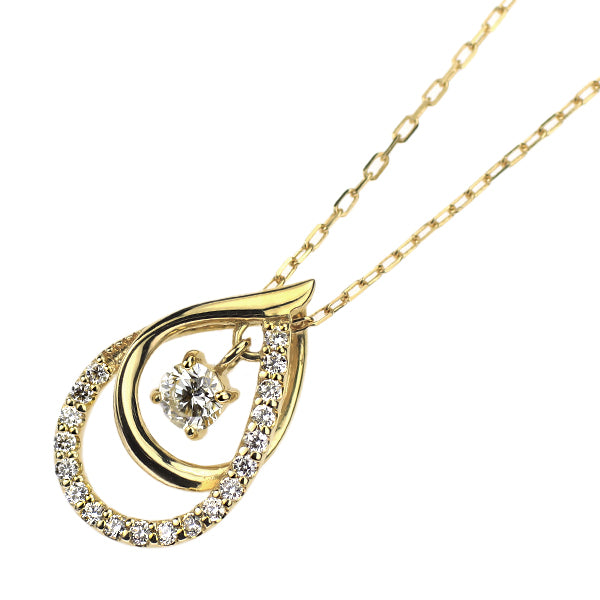 K18YG ダイヤモンド ペンダントネックレス 0.22ct