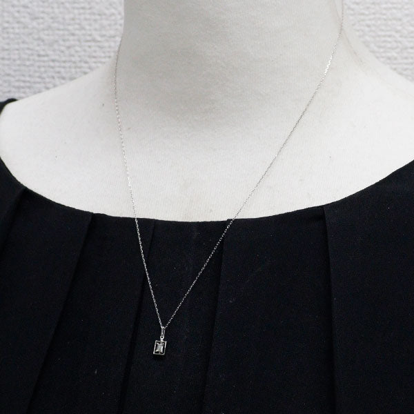 Pt950/ Pt850 ダイヤモンド ペンダントネックレス 0.10ct