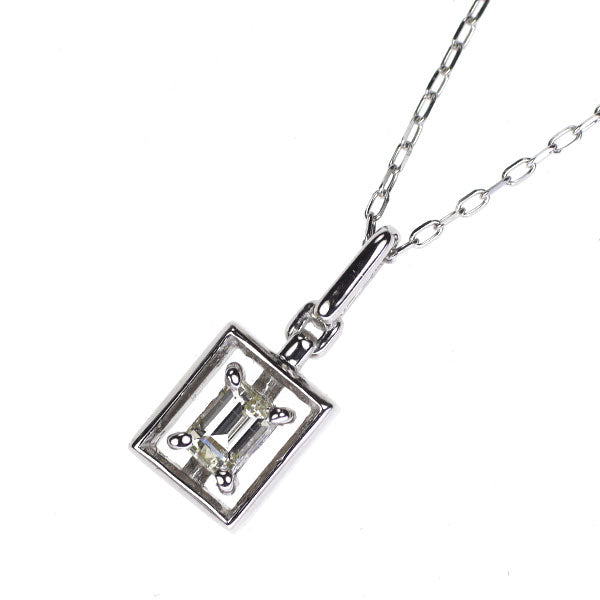 Pt950/ Pt850 ダイヤモンド ペンダントネックレス 0.10ct