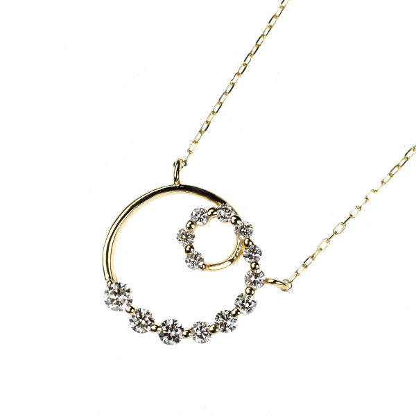 K18YG ダイヤモンド ペンダントネックレス 0.20ct