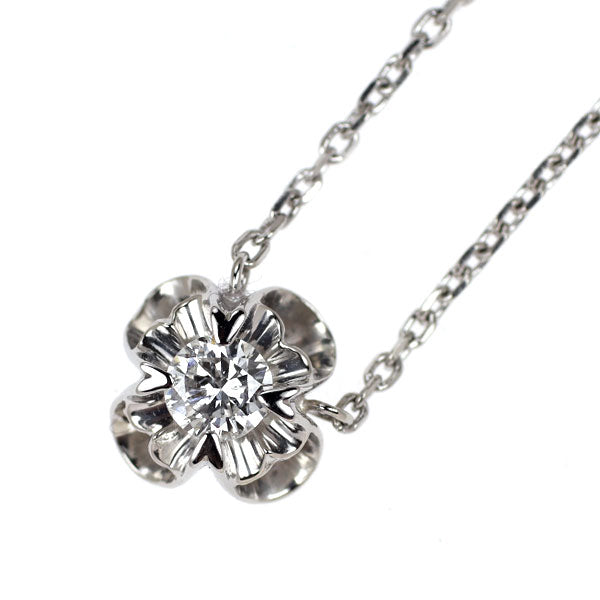 Pt850 ダイヤモンド ペンダントネックレス 0.21ct