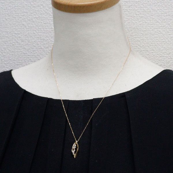 K18YG ダイヤモンド ペンダントネックレス 0.20ct