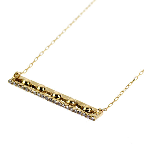 K18YG ダイヤモンド ペンダントネックレス 0.10ct