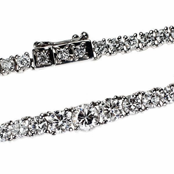 Pt900 ダイヤモンド テニスネックレス 10.54ct