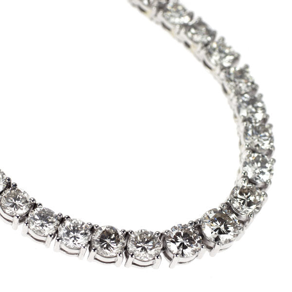 Pt850 ダイヤモンド ネックレス 20.00ct