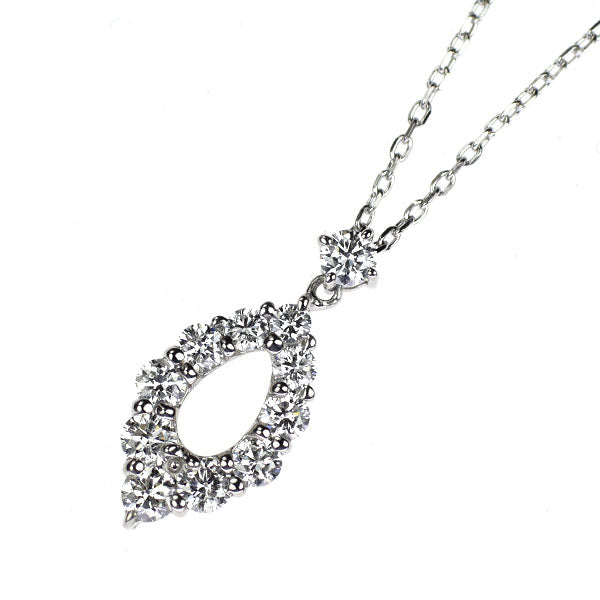 ヴァンドーム青山 Pt950/ Pt850 ダイヤモンド ペンダントネックレス 0.41ct