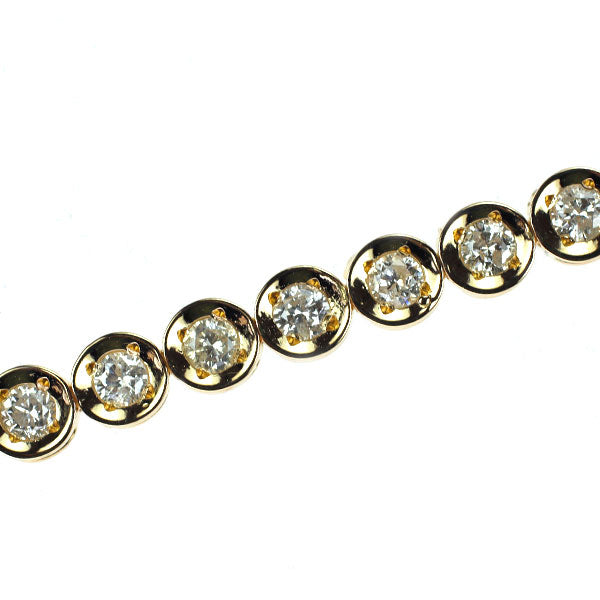 K18YG ダイヤモンド ブレスレット 2.00ct テニス