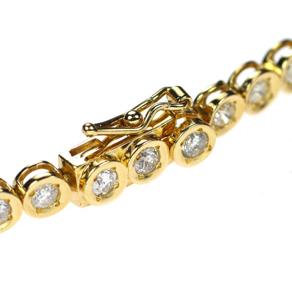 K18YG ダイヤモンド ブレスレット 2.00ct テニス