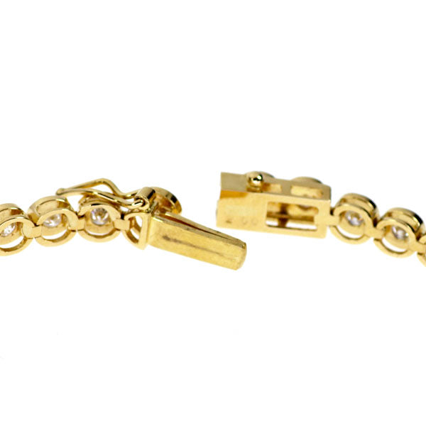 K18YG ダイヤモンド ブレスレット 2.00ct テニス