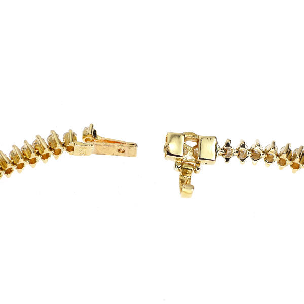 K18YG ダイヤモンド ブレスレット 2.00ct テニス