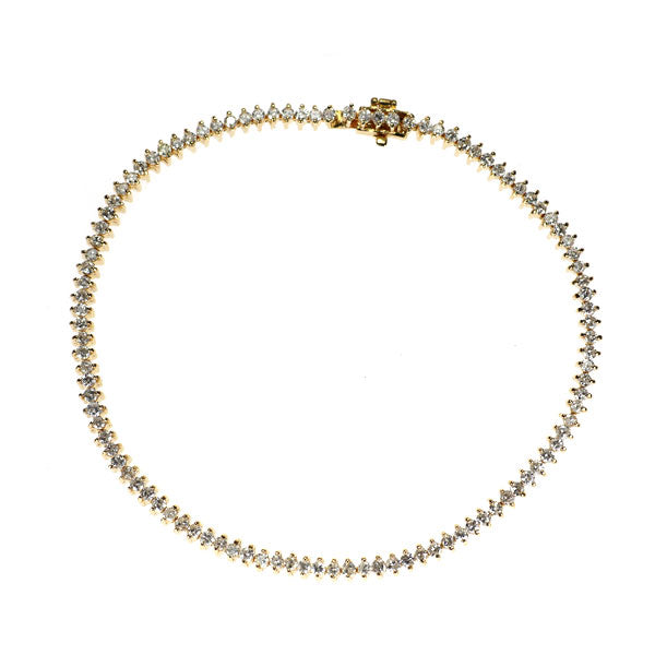 K18YG ダイヤモンド ブレスレット 2.00ct テニス