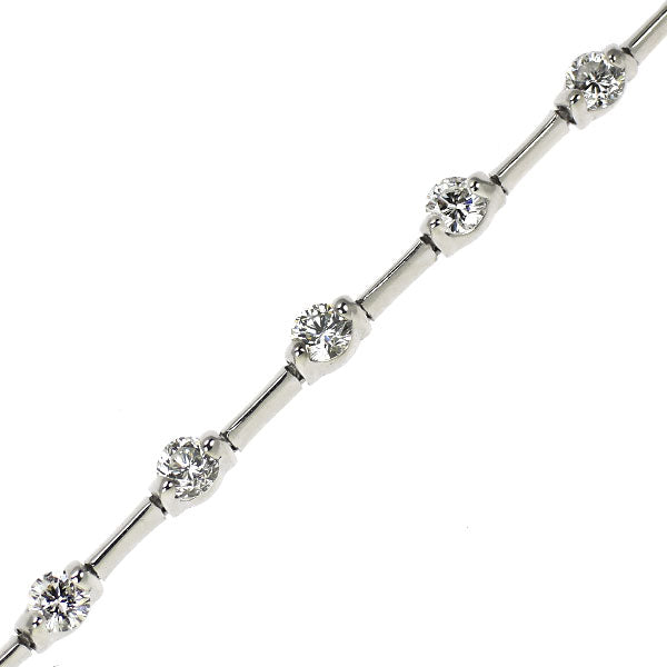 DTC K18WG ダイヤモンド ブレスレット 1.25ct LINE