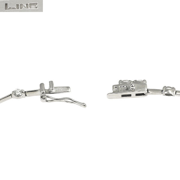 DTC K18WG ダイヤモンド ブレスレット 1.25ct LINE