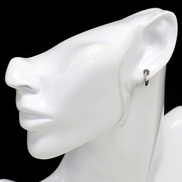 Pt900 ダイヤモンド ピアス 0.10ct フープ