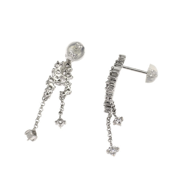 K18WG ダイヤモンド ピアス 1.00ct