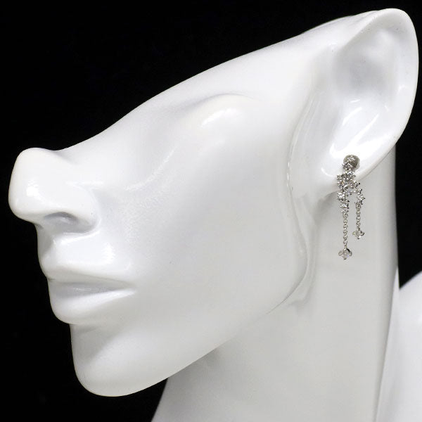 K18WG ダイヤモンド ピアス 1.00ct