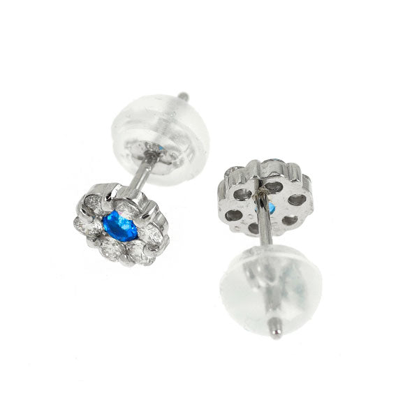 希少 Pt900 アウイナイト ダイヤモンド ピアス 0.06ct D0.20ct
