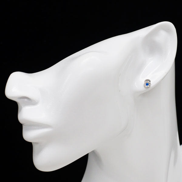 希少 Pt900 アウイナイト ダイヤモンド ピアス 0.06ct D0.20ct