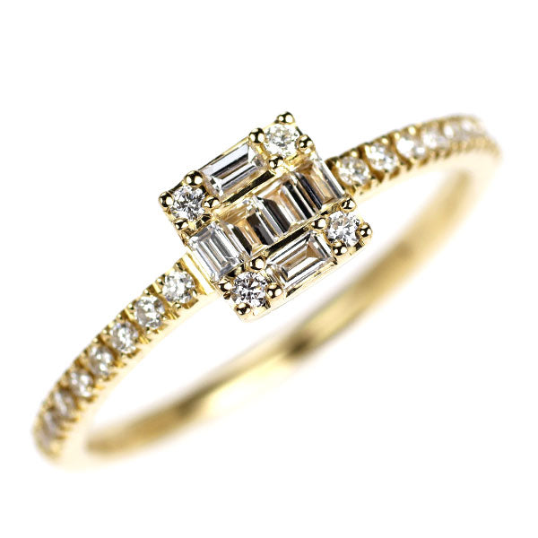 ベルシオラ K18YG ダイヤモンド リング 0.24ct