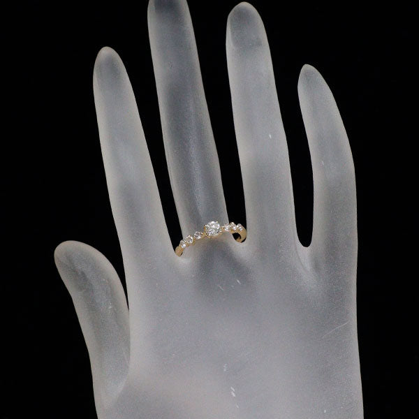 K18YG ダイヤモンド リング 0.302ct D0.24ct