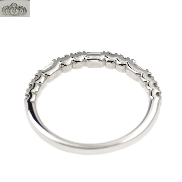 エクセルコ Pt950 ダイヤモンド リング 0.435ct ハーフエタニティ