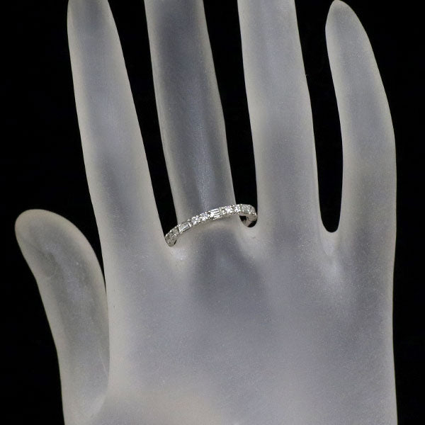 エクセルコ Pt950 ダイヤモンド リング 0.435ct ハーフエタニティ