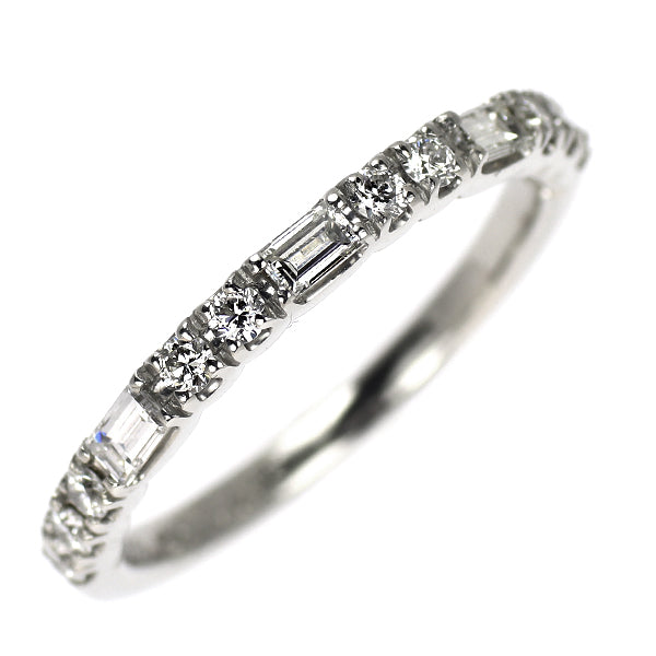 エクセルコ Pt950 ダイヤモンド リング 0.435ct ハーフエタニティ