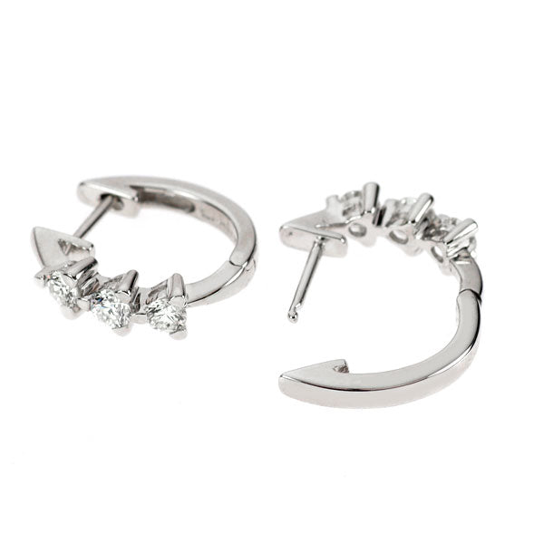 K18WG ダイヤモンド ピアス 0.51ct
