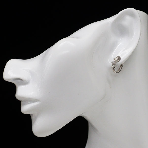 K18WG ダイヤモンド ピアス 0.51ct
