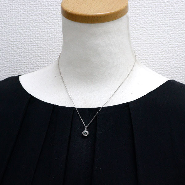 希少 Pt900/ Pt850 アレキサンドライト ダイヤモンド ペンダントネックレス 0.15ct D0.25ct