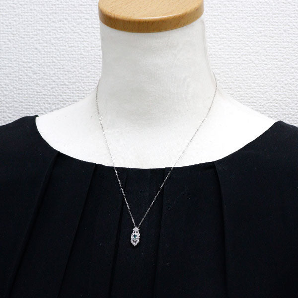 希少 Pt900/Pt850 アレキサンドライト ダイヤモンド ペンダントネックレス 0.12ct D0.27ct