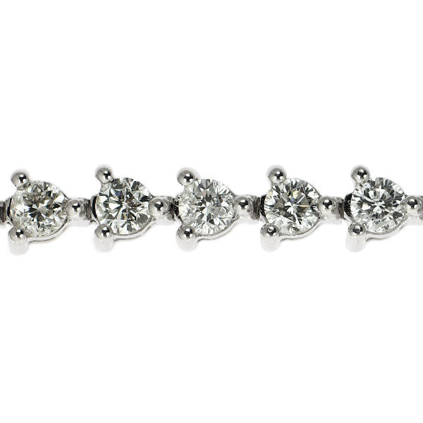 K18WG ダイヤモンド テニス ブレスレット 4.00ct