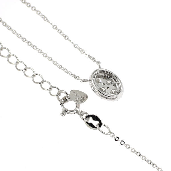 K18WG ダイヤモンド ペンダントネックレス 0.35ct
