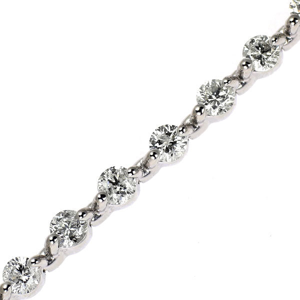 K18WG ダイヤモンド テニス ブレスレット 2.00ct