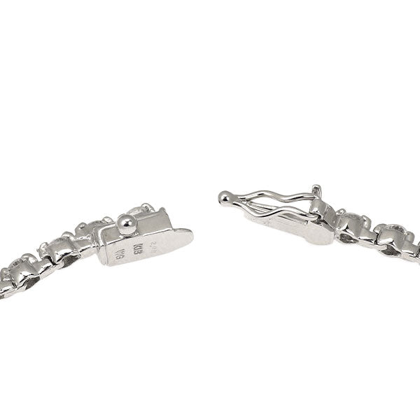 K18WG ダイヤモンド テニス ブレスレット 2.00ct