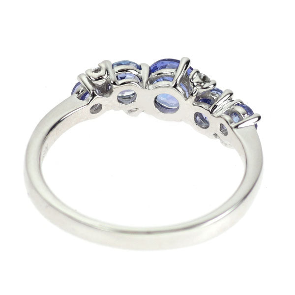 K18WG タンザナイト ダイヤモンド リング 1.00ct D0.06ct