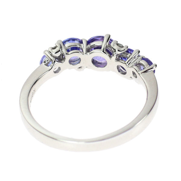 K18WG タンザナイト ダイヤモンド リング 1.00ct D0.06ct