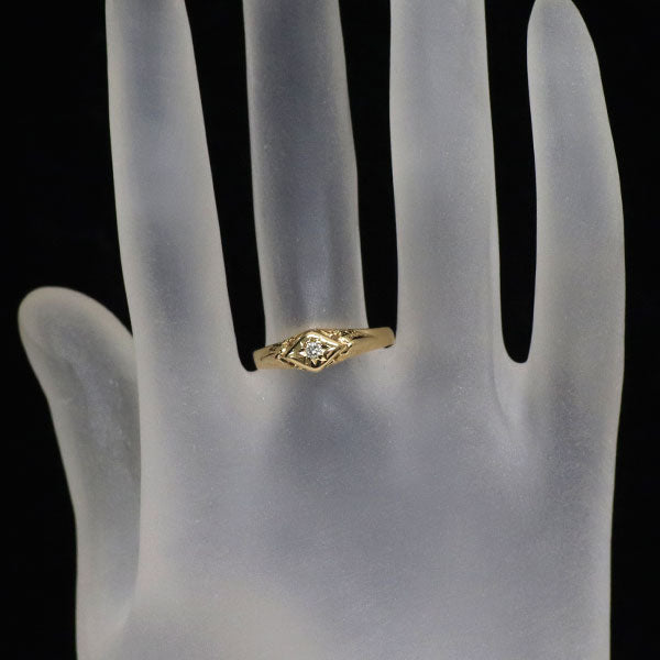 K18YG ダイヤモンド リング 0.04ct