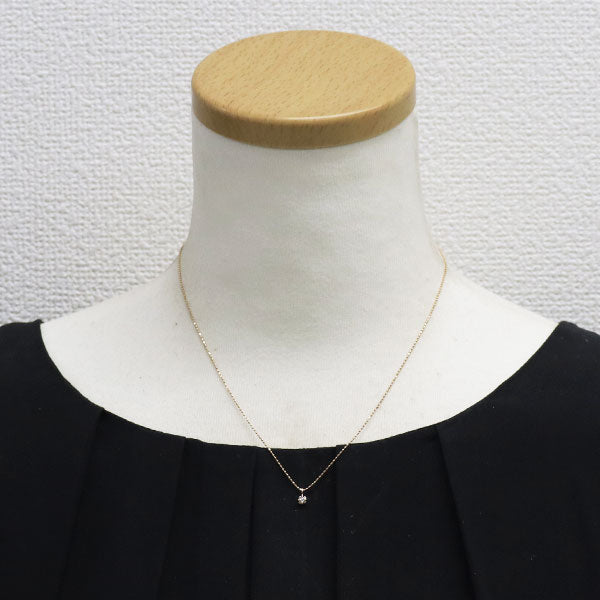 K10PG ダイヤモンド ペンダントネックレス