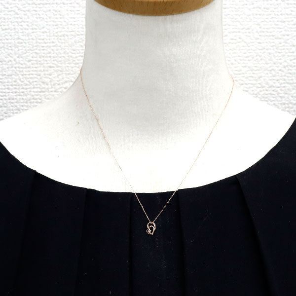 K10PG ダイヤモンド ペンダントネックレス ハート