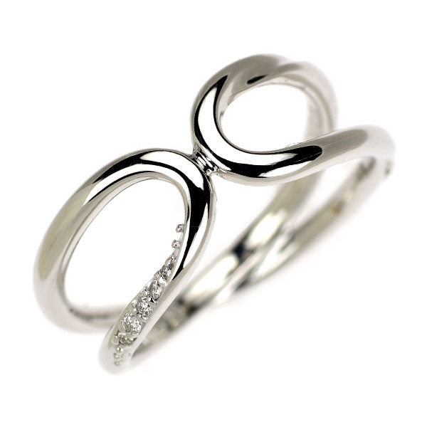ADA K10WG ダイヤモンド リング 0.06ct
