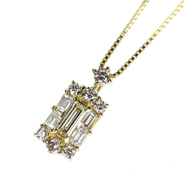 K18YG ダイヤモンド ペンダントネックレス 0.30ct