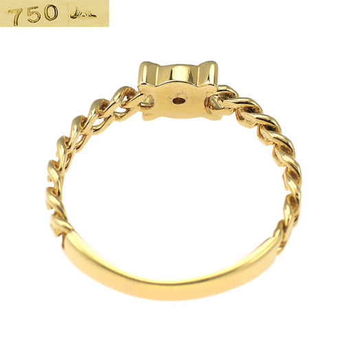 セリーヌ K18YG ダイヤモンド リング 0.16ct — セルビーオンラインストア