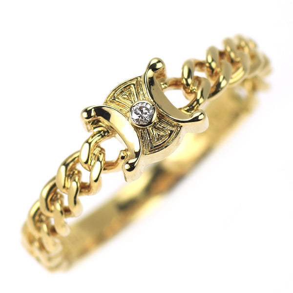 セリーヌ K18YG ダイヤモンド リング 0.16ct