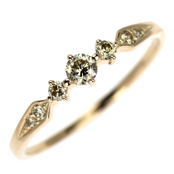 K18PG ダイヤモンド リング 0.15ct