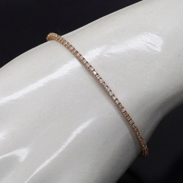K18PG ダイヤモンド バングル 0.80ct
