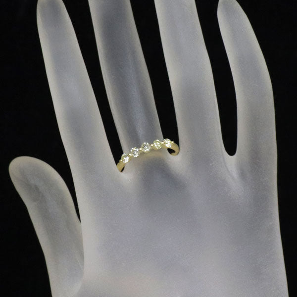 K18YG ダイヤモンド リング 0.50ct  一文字