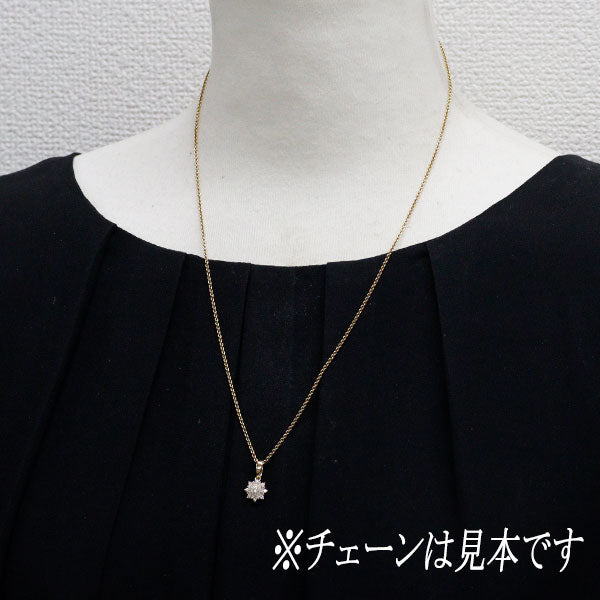 K18YG ダイヤモンド ペンダントトップ