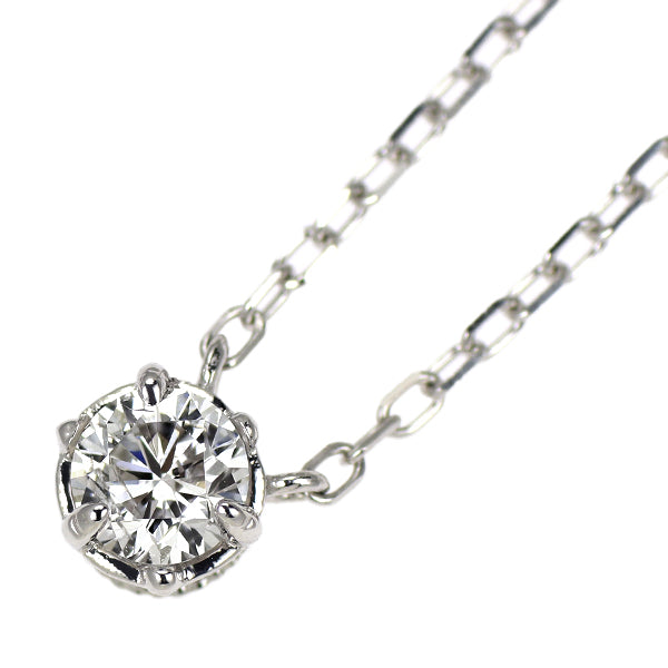 K18WG ダイヤモンド ペンダントネックレス 0.15ct