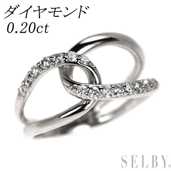 Pt900 ダイヤモンド リング 0.20ct